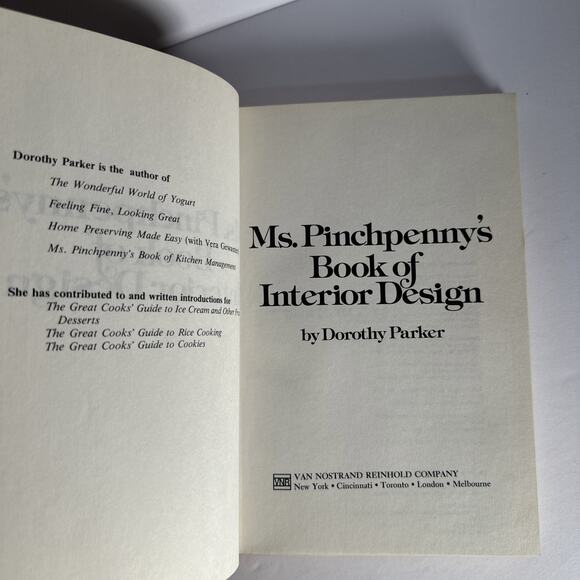 1979 Ms. Pinchpenny's Book of Interior Design Hardcover Dorothy R. Par - Picture 8 of 10